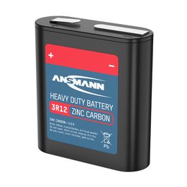 ANSMANN Pile plate au zinc/carbone, 3R12, 4,5 Volt