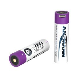 ANSMANN Pile rechargeable Li-Ion 18650, 2.600 mAh