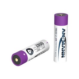 ANSMANN Pile rechargeable Li-ion 18650, 3.6 V, 2600 mAh