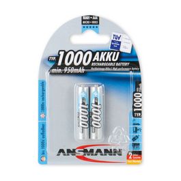 ANSMANN Pile rechargeable NiMH Premium, Micro AAA, 1.100 mAh