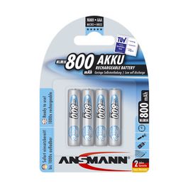 ANSMANN Pile rechargeable NiMH maxE, Micro (AAA), 800 mAh
