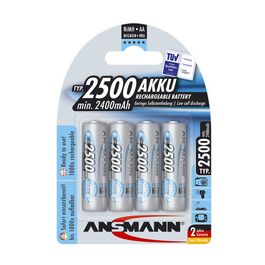 ANSMANN Pile rechargeable NiMH maxE, Mignon (AA), 2.500 mAh