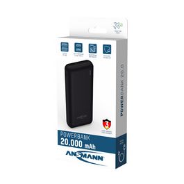 ANSMANN Powerbank PB212, 20.000 mAh, noir