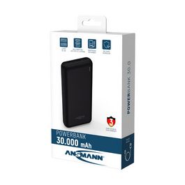 ANSMANN Powerbank PB212, 30.000 mAh, noir