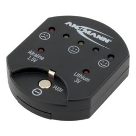 ANSMANN Testeur de piles, pour piles boutons, noir