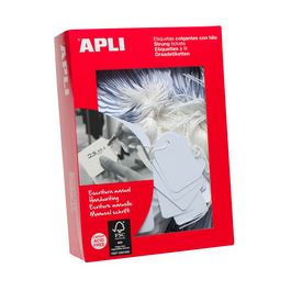 APLI Etiquette à suspendre, dimensions: 22 x 35 mm, blanc