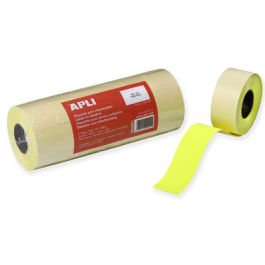 APLI Etiquette pour pince à étiqueter, 26 x 16 mm, jaune