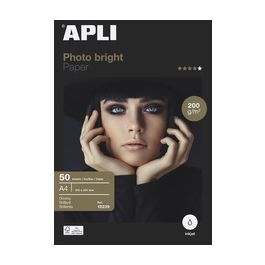 APLI Papier photo bright, A4, 200 g/m2, brillant