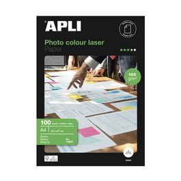 APLI Papier photo, A4, 160 g/m2, brillant recto/verso