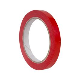 APLI Ruban adhésif d'emballage, 12 mm x 66 m, rouge