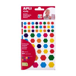 APLI kids Gommettes "Hexagone", en sachet