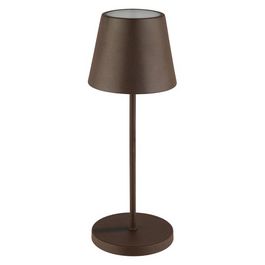 APS Lampe de bureau rechargeable à LED MERLE, rouille