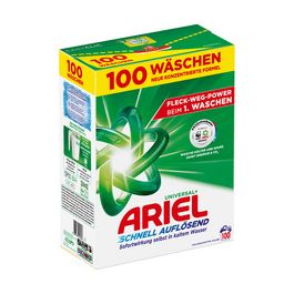 ARIEL Lessive en poudre Universal+, 5,03 kg - 100 lavages