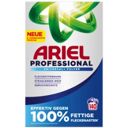 ARIEL PROFESSIONAL Lessive en poudre Universal+, 140 lavages