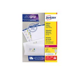 AVERY Etiquette d'adresse, 63,5 x 72 mm, blanc