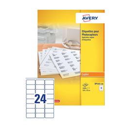 AVERY Etiquette pour photocopieur, 105 x 35 mm, blanc