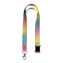 AVERY Tour de cou, en rPET, 20 x 440 mm, tons bleus