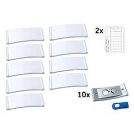 AVERY Zweckform Badge, 70 x 30 mm, set de 10, argent