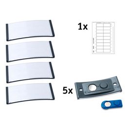 AVERY Zweckform Badge, 70 x 30 mm, set de 5, anthracite