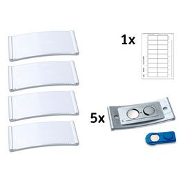 AVERY Zweckform Badge, 70 x 30 mm, set de 5, argent