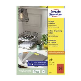 AVERY Zweckform Etiquette universelle, 105 x 37 mm, vert