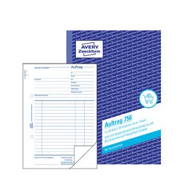 AVERY Zweckform Formularbuch "Auftrag", A5, 2 x 50 Blatt