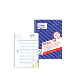 AVERY Zweckform Formularbuch "Auftrag", SD, A6, 2 x 40 Blatt