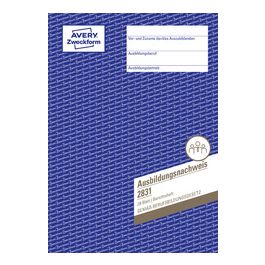 AVERY Zweckform Formularbuch "Ausbildungsnachweis", A4