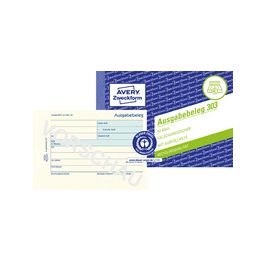 AVERY Zweckform Formularbuch "Ausgabebeleg", A6 quer, gelb