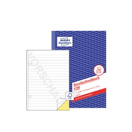 AVERY Zweckform Formularbuch "Durchschreibebuch", A5