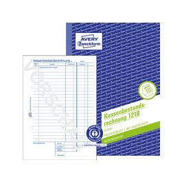 AVERY Zweckform Formularbuch "Kassenbestandsrechnung", A5