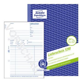 AVERY Zweckform Formularbuch "Lieferschein", RC, A5