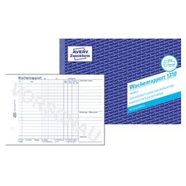 AVERY Zweckform Formularbuch "Wochenrapport", A5 quer