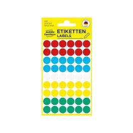 AVERY Zweckform Pastille de couleur, diamètre 12 mm