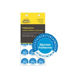 AVERY Zweckform Prüfplaketten "Nächster Prüftermin", 2025-30