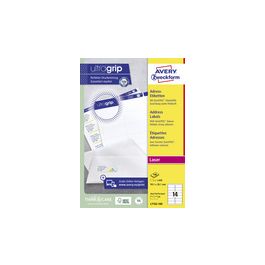 AVERY Zweckform QuickPEEL Etiquette d'adresse, 63,5 x 33,9mm