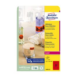 AVERY Zweckform Stick&Lift Etiquette, diamètre: 63,5 mm