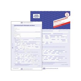 AVERY Zweckform Vordruck "Untermietvertrag", A4, 2-seitig x5