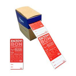 AVERY Étiquette de fermeture "bon appétit", 40 x 95 mm