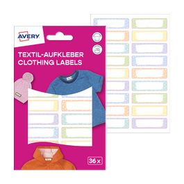 AVERY Étiquette pour textile, 13 x 45 mm, motifs