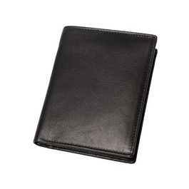 Alassio Portefeuille, format portrait, en cuir, noir