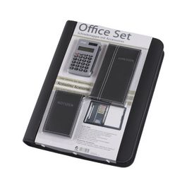 Alassio Serviette classeur "Office Set", noir