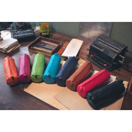 Alassio Trousse, en cuir, rose