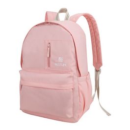 BESTLIFE School Sac à dos pour laptop COL RAINBOW, rose