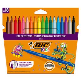 BIC KIDS Feutre Visa, étui en carton de 18