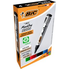 BIC Marqueur permanent 2000 Ecolutions, pointe ogive, étui