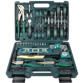 BRÜDER MANNESMANN Boîte à outils, 87 pièces, en coffret