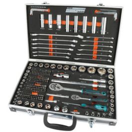 BRÜDER MANNESMANN Coffret à clés et douilles, 232 pièces