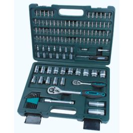 BRÜDER MANNESMANN Jeu clés à douilles 1/2" + 1/4", 115 pcs.