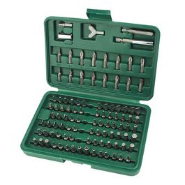 BRÜDER MANNESMANN Jeu d'embouts, 100 pièces, boîte